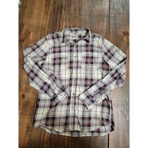 Converse one start Small button up flannel shirt